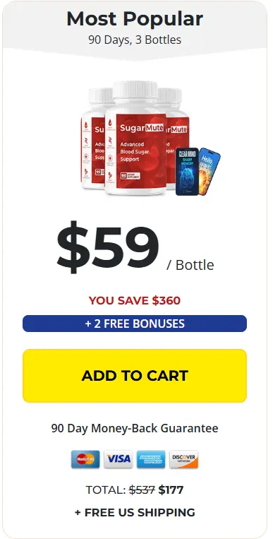 Order SugarMute 3 bottles package